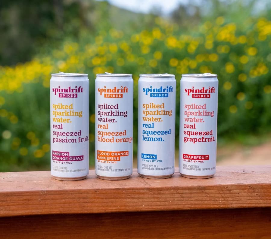4 cans of spindrift